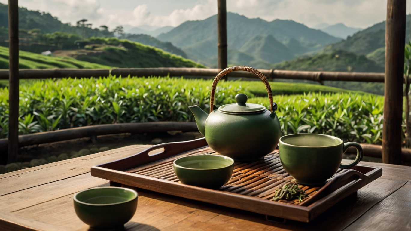 日本の茶畑